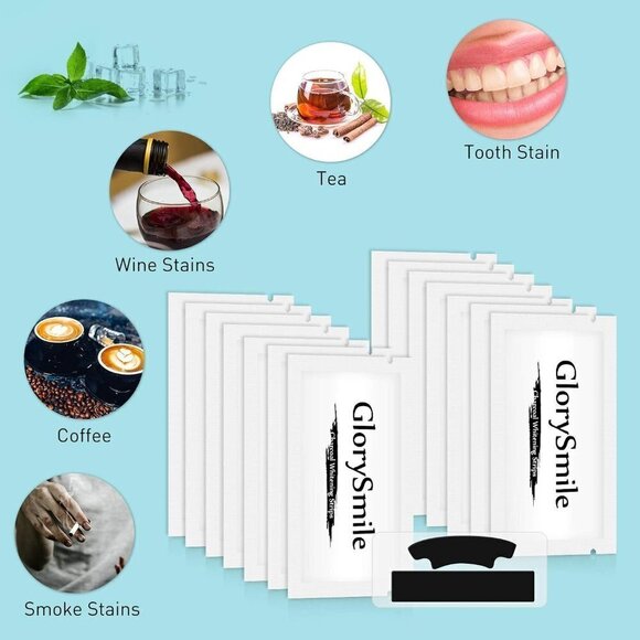 Teeth Whitening Strips Light Activated Charcoal Whitening Strips Dental Tool - Picture 3 of 7